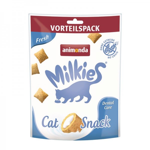 Animonda Cat-Snack Milkies Knusperkissen Fresh - 120g Frischebeutel