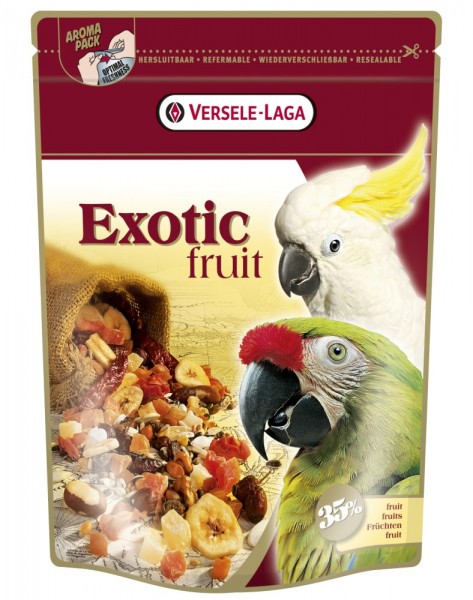 Versele-Laga Prestige Premium Papageien Exotic Fruit Mix - 600g Frischebeutel