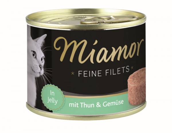 Miamor Feine Filets Thunfisch & Gemüse 185g Dose