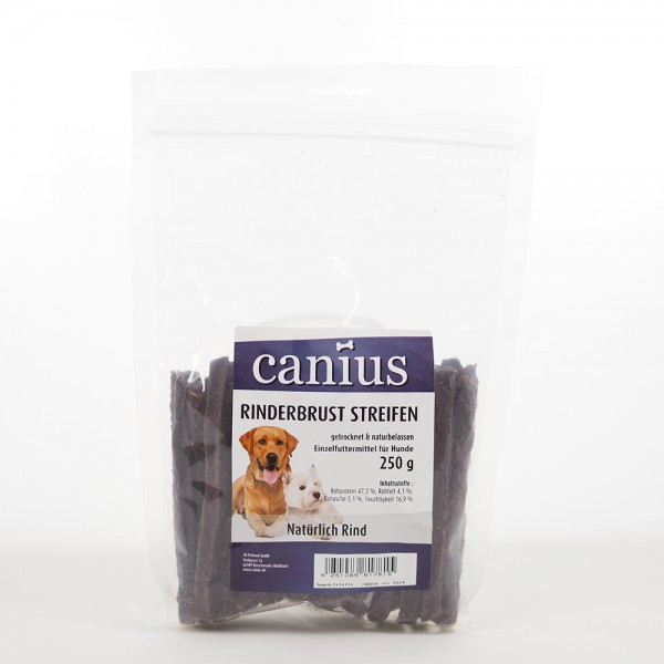 *** Canius Rinderbrust Streifen 250g [*** AUSLAUFARTIKEL]