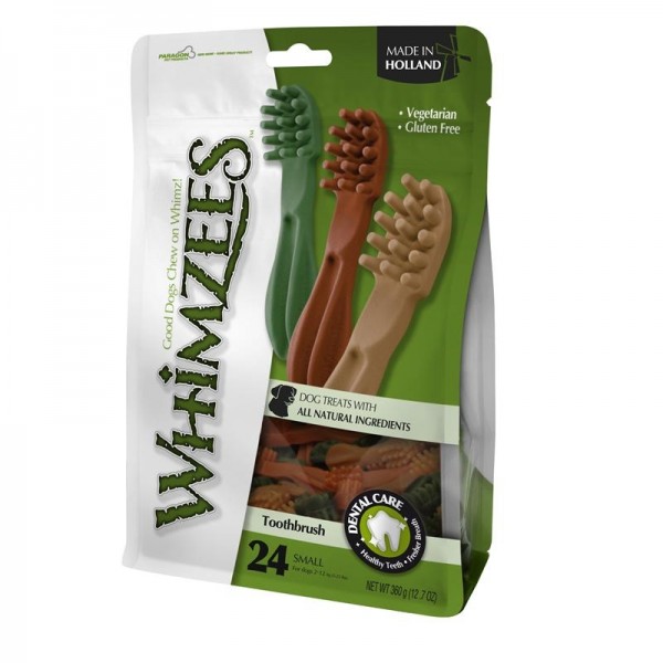 Whimzees Toothbrush/Zahnbürste S 360g / 24 Stück