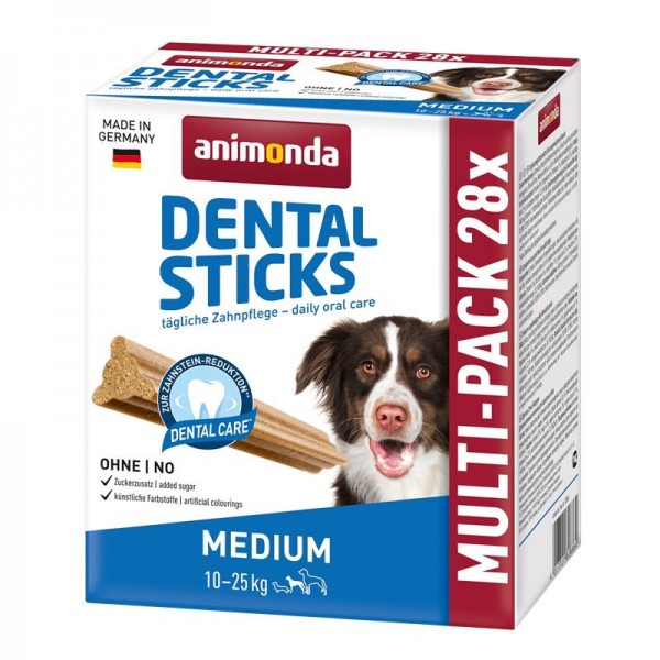 Animonda Dental Sticks Medium 28 Stück - 4x180g Multipack