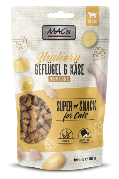 MACs CAT - Shakery Geflügel & Käse 60g