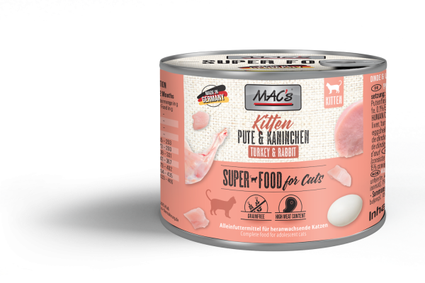 MACs CAT - Kitten Pute & Kaninchen 200g