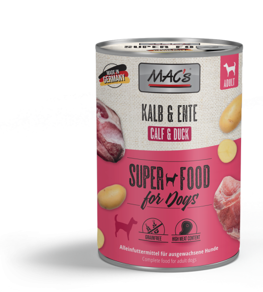 MACs DOG - Kalb & Ente 400g