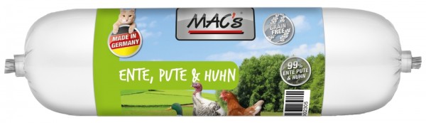 *** MACs Cat Wurst Ente, Pute & Huhn - 300g [*** AUSLAUFARTIKEL]