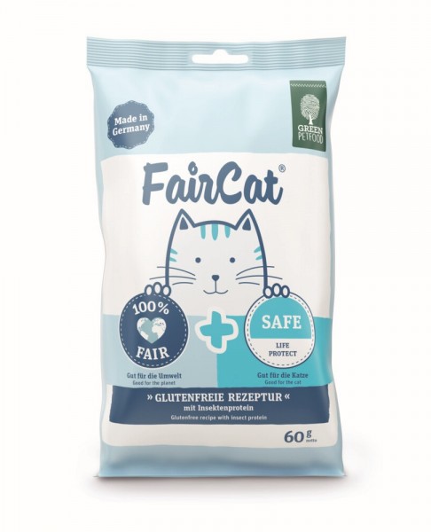 Josera Green Petfood gut für die Katze - FairCat Safe 16 x 60g Beutel