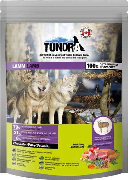 Tundra Adult Dog Clearwater Valley Lamm - 750g Beutel
