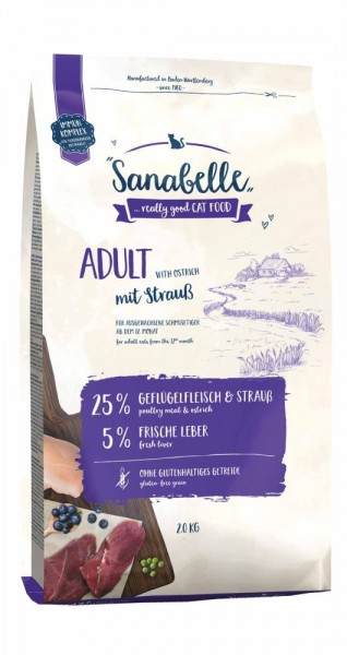 Sanabelle Adult Strauß 2 kg