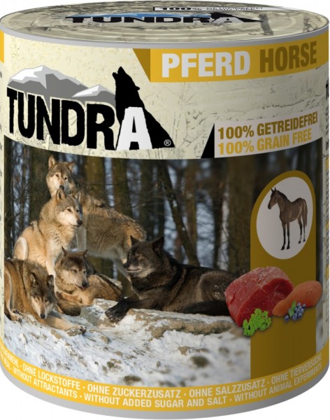 Tundra Adult Dog Pferd - 800g Dose