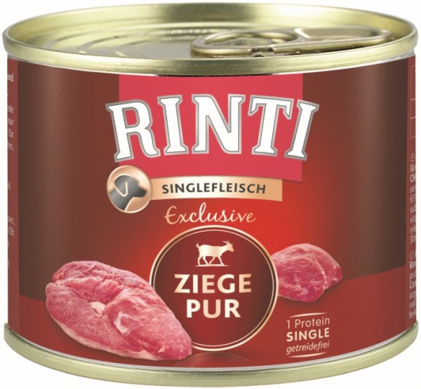 Rinti Singlefleisch Exclusive Ziege Pur 185g