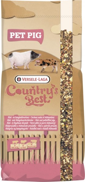 Versele-Laga - Countrys Best Müsli für Mini- und Hängebauchschweine / Pet Pig 17kg