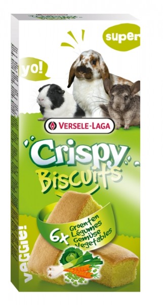 Versele-Laga Crispy Biscuits Gemüse 6 Stück - 70g Frischepack