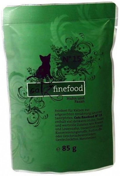 Catz finefood No. 15 Huhn & Fasan 85g