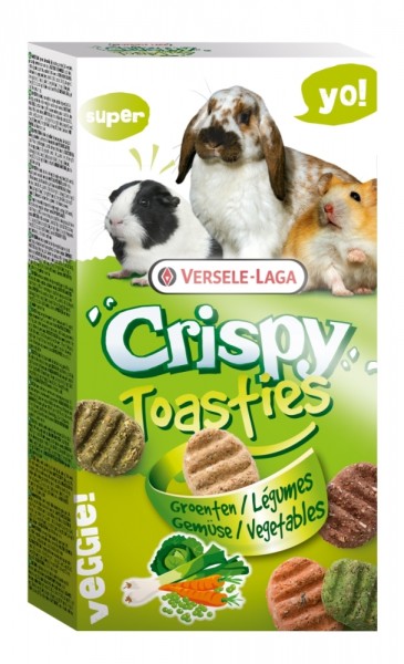 Versele-Laga Crispy Toasties Gemüse - 150g Frischepack