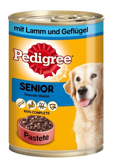 *** Pedigree Dose Senior Lamm & Geflügel - 400g Dose [*** AUSLAUFARTIKEL]