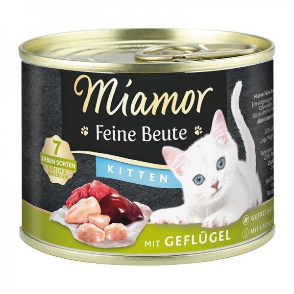 Miamor Feine Beute Kitten Geflügel 185g