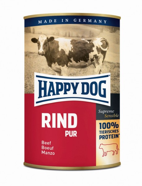 *** Happy Dog Dose Rind Pur 400g [*** AUSLAUFARTIKEL]