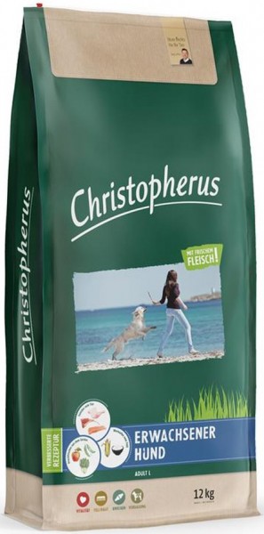 Allco Christopherus Dog - Erwachsener Hund Geflügel, Lamm, Ei & Reis 12kg