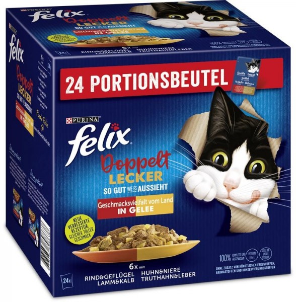 Felix SGWEA doppelt lecker Geschnetzeltes vom Land 24er M