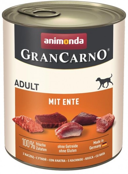 Animonda GranCarno Adult mit Ente - 800g Dose