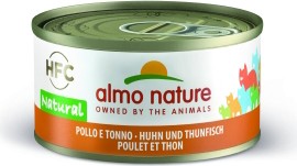 Almo Nature Katze Natural - Huhn & Thunfisch - 70g Dose