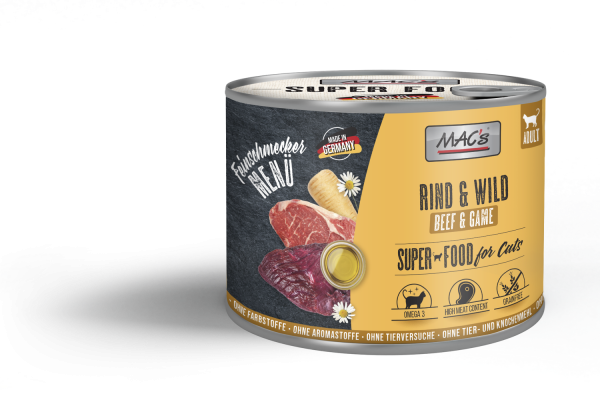 MACs CAT - Feinschmecker Rind & Wild 200g