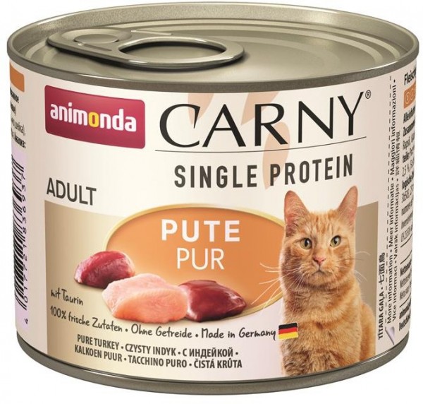 Animonda Carny Cat - Dose Adult Single Protein Pute pur 200g