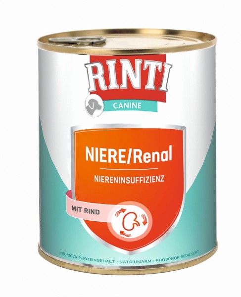 RINTI Canine Nierendiät Rind 800g