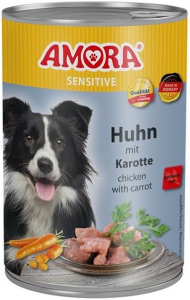 AMORA Sensitive Huhn mit Karotte - 400g Dose