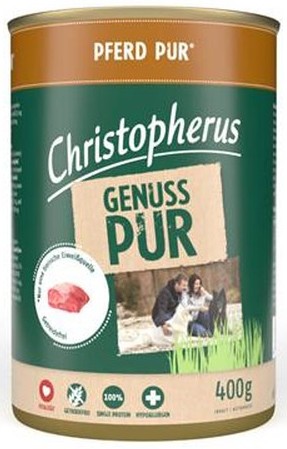 Christopherus Dog - Dose Pur Pferd 400g