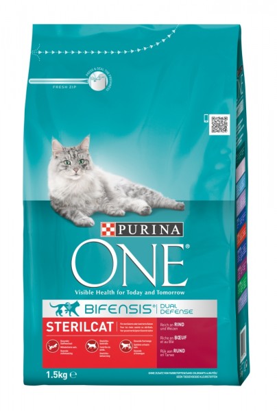 Purina ONE BIFENSIS Sterilcat reich an Rind 1,5kg