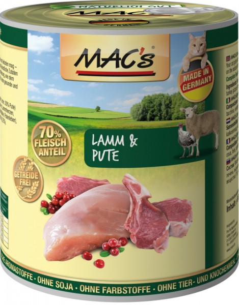 MACs Cat Lamm & Pute - 800g Dose