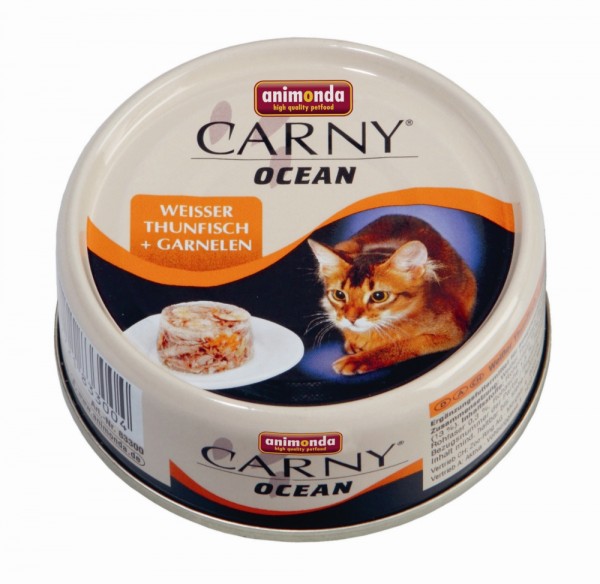 Animonda Carny Cat - Dose Ocean Weißer Thunfisch & Garnelen 80g