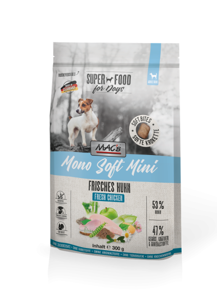 MACs DOG - Mono Soft Mini - Frisches Huhn 300g