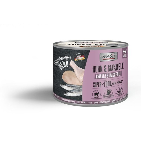 MACs CAT - Feinschmecker Huhn & Makrele 200g