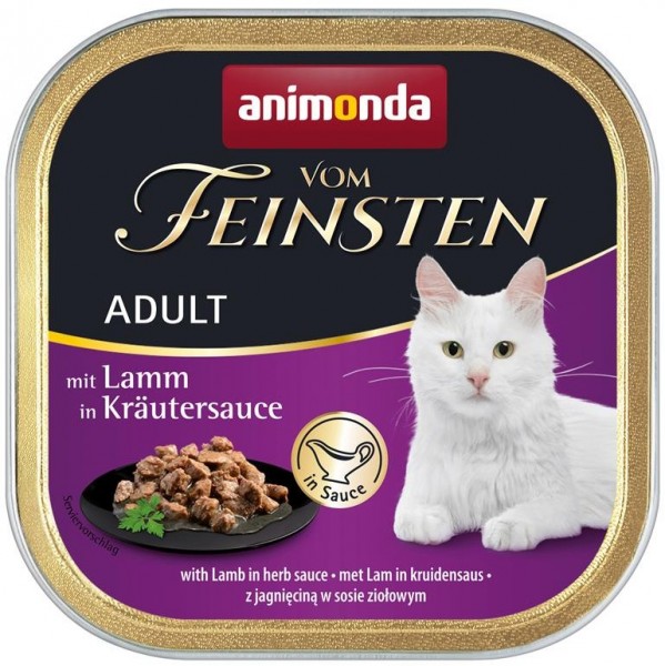 Animonda vom Feinsten mit Lamm in Kräutersauce - 100g Schale