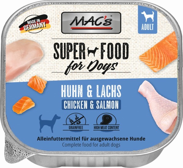 MACs Dog Lachs & Hühnchen - 150g Schale