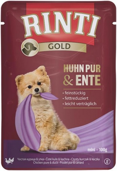 Rinti Gold Huhn Pur & Ente - 100g Frischebeutel