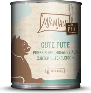 MjAMjAM - Katze purer Fleischgenuss - gute Pute pur 800 g