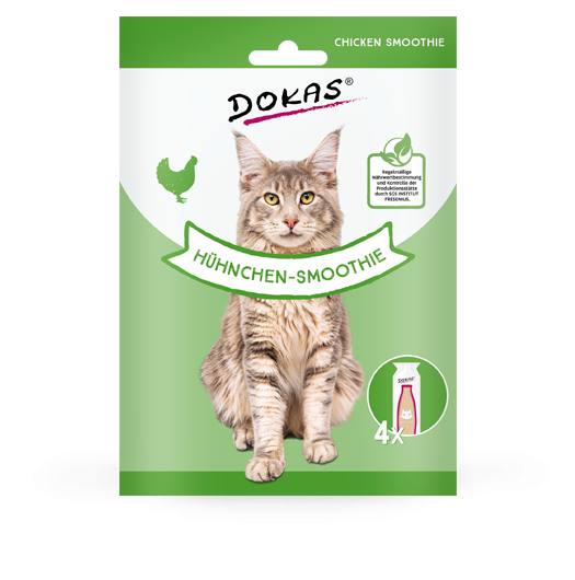 Dokas Cat Snack Hühnchen-Smoothie 4x30ml