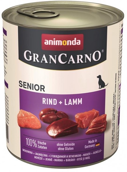 Animonda GranCarno Senior Rind & Lamm - 800g Dose