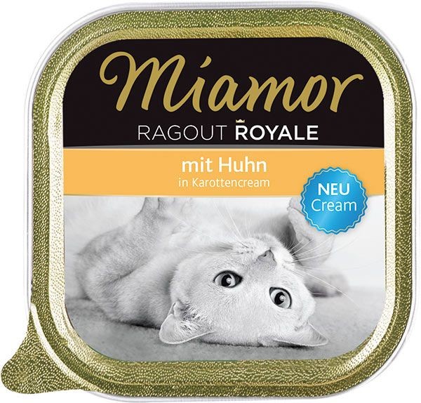 Miamor Ragout Royale Cream Huhn in Karottencream 100g Schale
