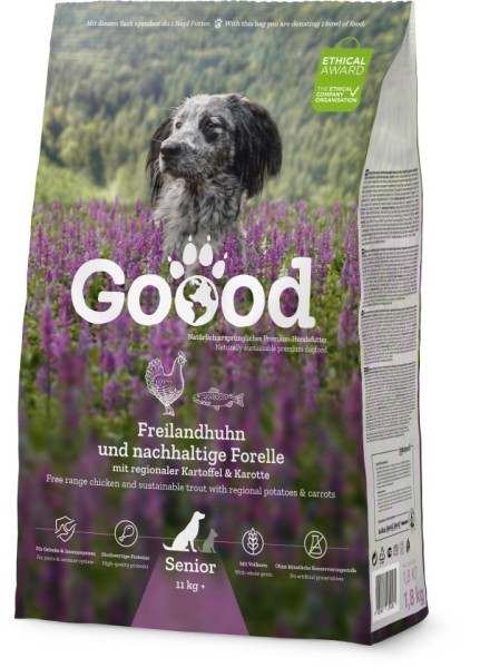 GOOOD Senior Freilandhuhn & Nachhaltige Forelle 1,8kg