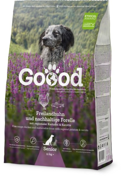 GOOOD Senior Freilandhuhn & Nachhaltige Forelle 1,8 kg