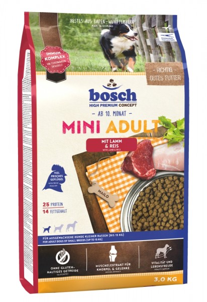 Bosch Mini Adult Lamm & Reis 3 kg
