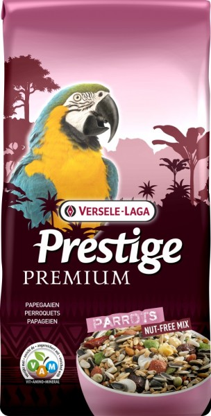 Prestige Premium Papageien Mischung ohne Nüsse 15kg