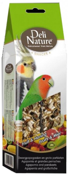 *** Beduco Deli Nature Snacks für Großsittiche mit Früchten & Honig 130g [*** AUSLAUFARTIKEL]