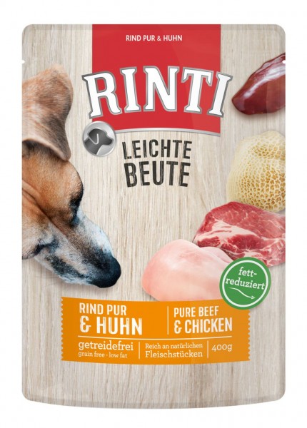 RINTI Leichte Beute Rind Pur + Huhn 400g