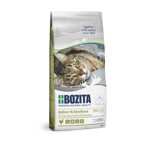 Bozita Indoor & Sterilised Chicken 2kg Sack